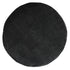 18" Black 100% Cotton Ottoman