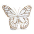 Set Of Three 6" Brown and White Polyresin Butterfly Figurine