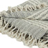 Charcoal Woven 100% Cotton Throw Blanket