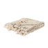 Natural Woven 100% Woven Textured Cotton Throw Blanket