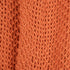 Orange Woven 100% Cotton Throw Blanket