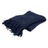 Indigo Woven 100% Cotton Throw Blanket