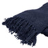 Indigo Woven 100% Cotton Throw Blanket