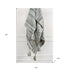 Gray Woven 100% Poly Pet Throw Blanket