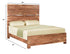 Live Edge Solid Wood King Brown Bed