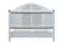 Shutter Scallop Solid Wood Queen Gray Bed