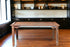 72" Brown Solid Wood Dining Table