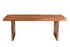 51" Brown Solid Wood Coffee Table