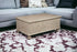 49" Natural Solid Wood Distressed Lift Top Coffee Table