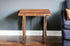 24" Brown Solid Wood Square End Table