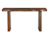 60" Dark Brown Solid Wood Frame Console Table