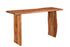 57" Chestnut Solid Wood Sled Console Table