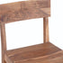 30" Wood Brown Solid Wood Bar Height Bar Chair