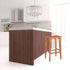 32" Wood Brown Solid Wood Backless Counter Height Bar Chair