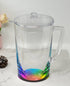 2.75 Quart Clear and Rainbow Acrylic Pitcher