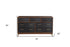 35" Brown and Black Solid Wood Seven Drawer Double Dresser