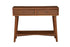 42" Brown Solid and Manufactured Wood Floor Shelf Console Table With Storage With Storage