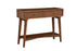 42" Brown Solid and Manufactured Wood Floor Shelf Console Table With Storage With Storage