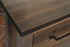 36" Gray Solid Wood Five Drawer Chest
