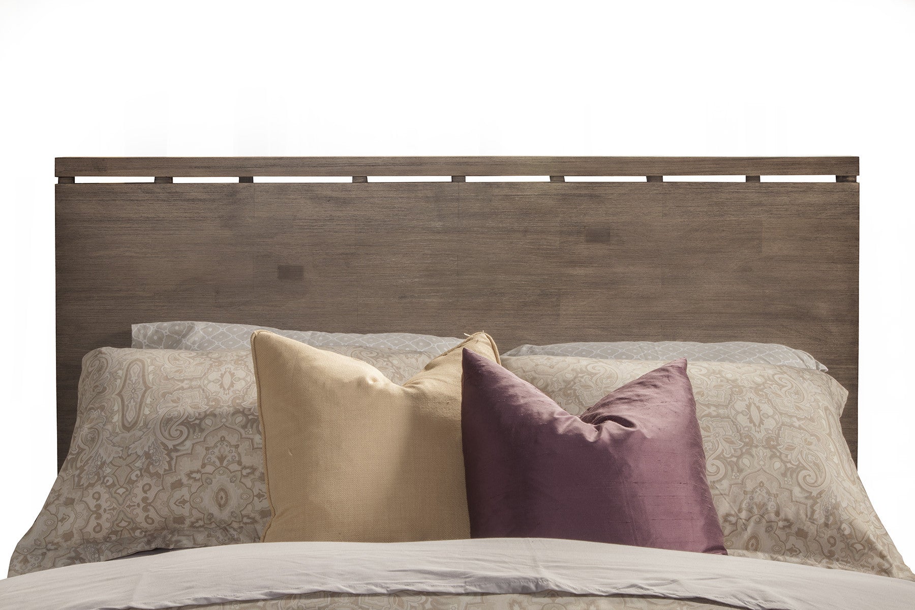 Gray Solid and Manufactured Wood King Bed