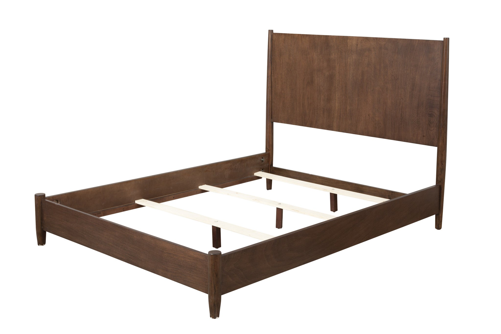 Brown Solid and Manufactured Wood King Bed