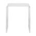 18" Clear Plastic / Acrylic Square End Table