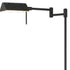 61" Bronze Adjustable Swing Arm Floor Lamp