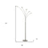 72" Nickel Five Light Led Arc Floor Lamp