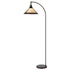 65" Bronze Traditional Shaped Floor Lamp With White Empire Shade