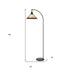 65" Bronze Traditional Shaped Floor Lamp With White Empire Shade