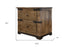 29" Wood Brown Two Drawer Nightstand