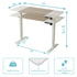 63" Adjustable White Standing Desk