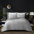 Gray King Polyester 220 Thread Count Washable Down Comforter Set