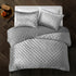 Gray King Polyester 220 Thread Count Washable Down Comforter Set