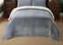 Brown Knitted PolYester Solid Color Plush Queen Blanket