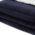 Hunter Green Knitted PolYester Solid Color Plush Throw Blanket