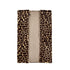 Beige and Ivory Knitted PolYester Animal Print Plush Throw Blanket