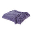 Purple Woven Polyester Solid Color Throw Blanket