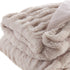 Blush Knitted Polyester Solid Color Throw Blanket