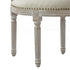 24" Cream And Beige Linen Arm Chair