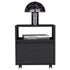 21" Black One Drawer Faux Wood Nightstand