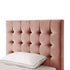 Gray Solid Wood Full Tufted Upholstered Velvet Bed