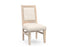 20" Beige Fabric Side Chair