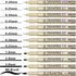 Micro Fineliner Drawing Art Pens: 12 Black Fine Line Waterproof Ink Set