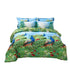 Duvet Cover Set, Queen size Pictorial Bedding, Dolce Mela - Peafowl DM704Q